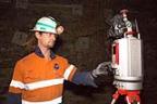 The Riegl laser scanner is an integral part of the mine geology mapping workflow for underground geology mapping at Nova